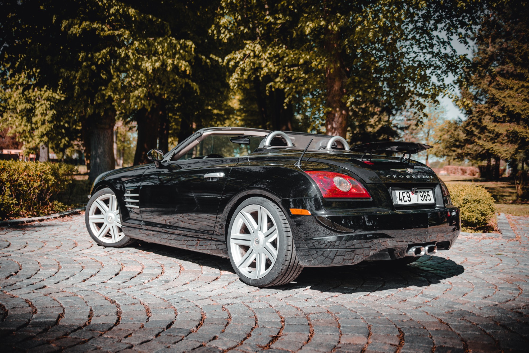 Chrysler Crossfire Cabrio originální stav černý lak